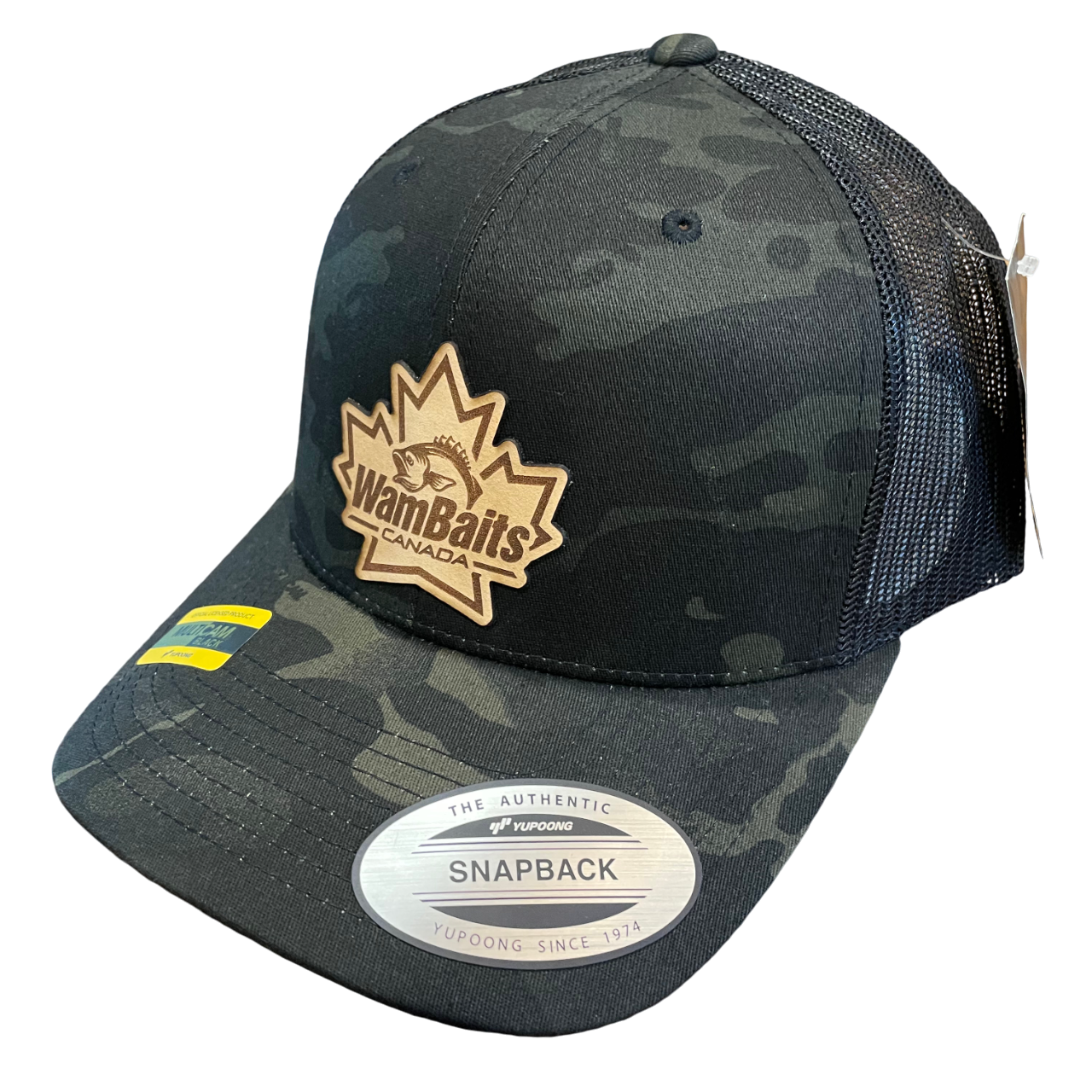 Leather Patch Logo Caps