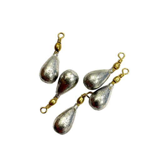 Bass Castings Sinkers (5pcs)