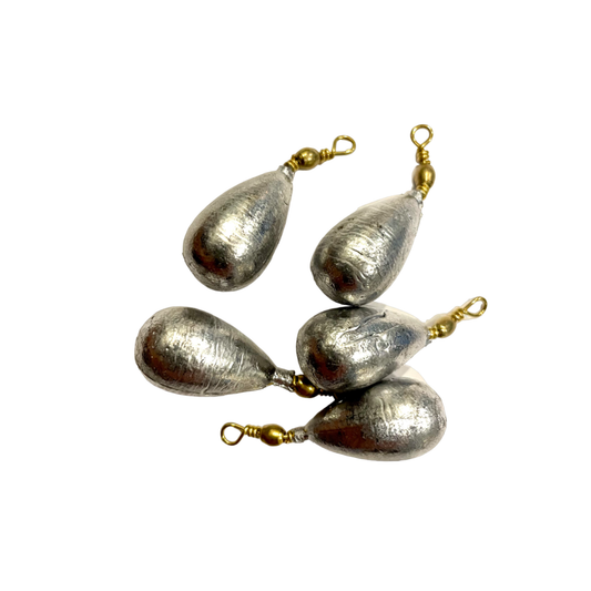 Bass Castings Sinkers (5pcs)