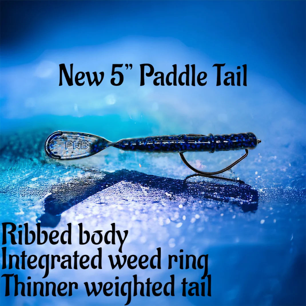 5” Paddle Tail Worm (10pcs)