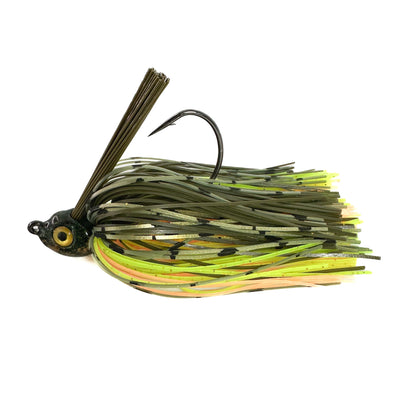 Hand and Wire Tied Poison Tail Swim Jig