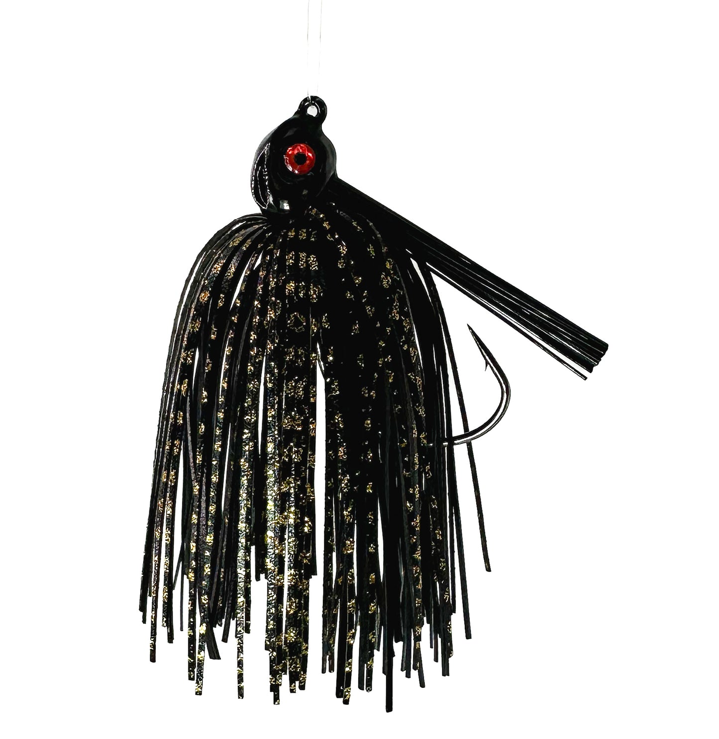 Hand and Wire Tied Poison Tail Swim Jig