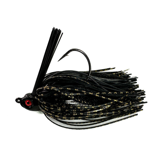 Hand and Wire Tied Poison Tail Swim Jig