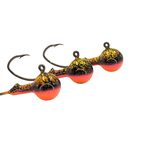 1/4oz Roundhead Sickle Hook Jigs (3pcs)