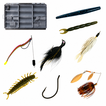 Bass Fishing Starter Kit (9pcs)