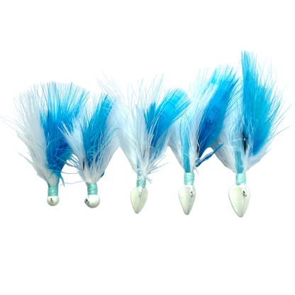 Glowing Marabou Jigs