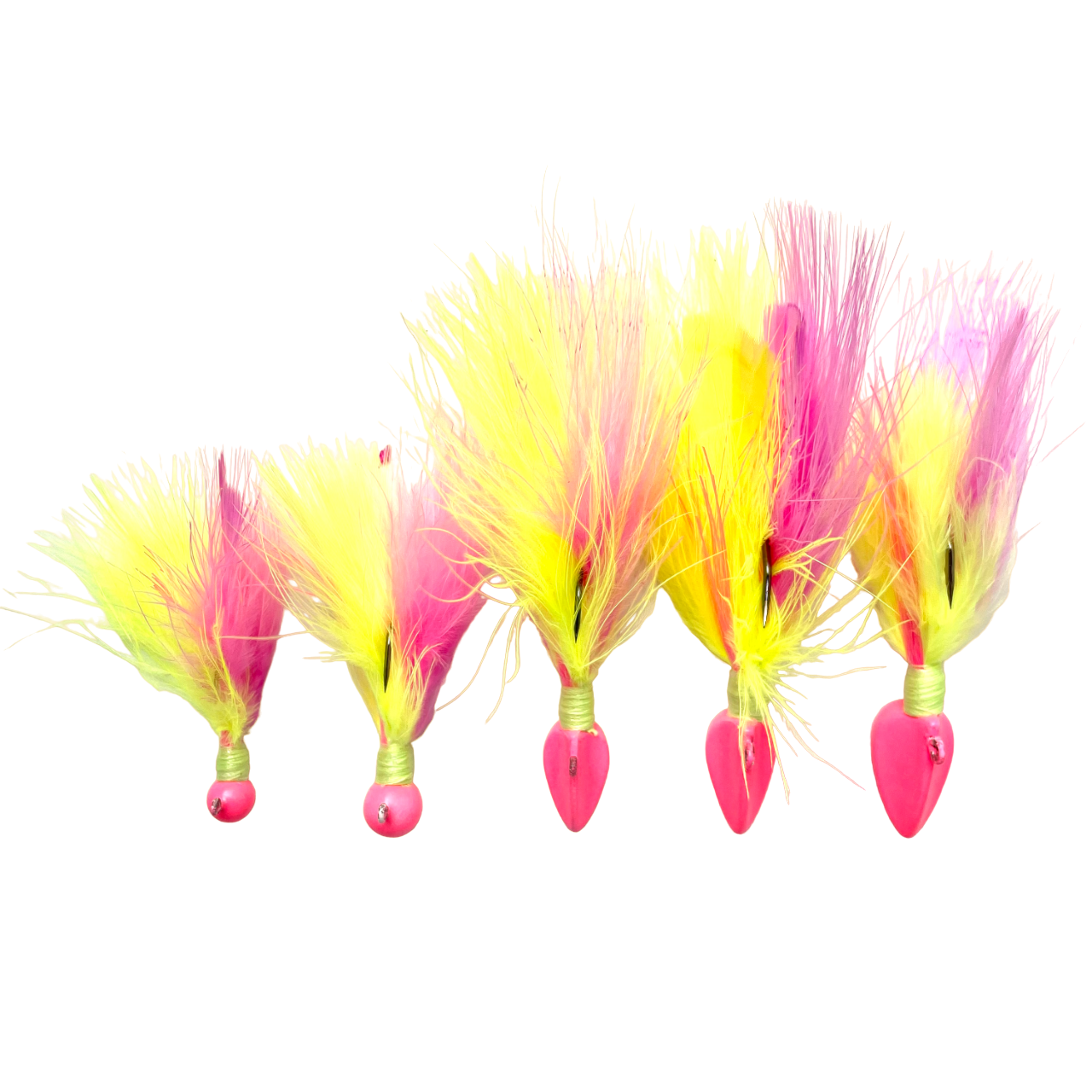 Glowing Marabou Jigs