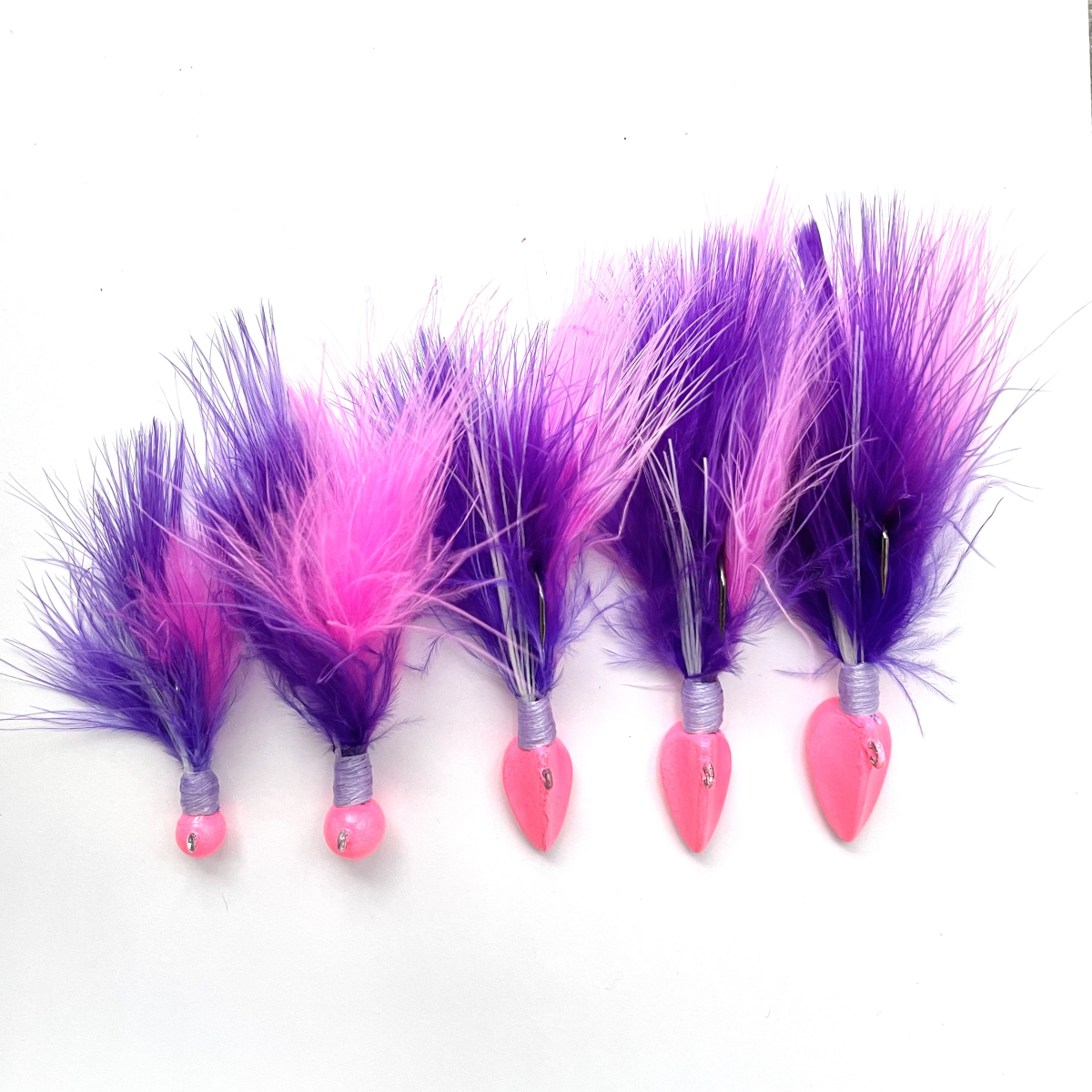 Glowing Marabou Jigs